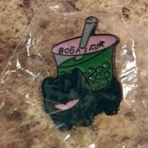 Pokemon Black and Pink Pin